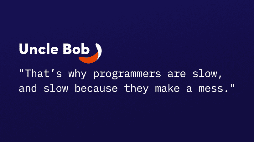 uncle bob quote clean code